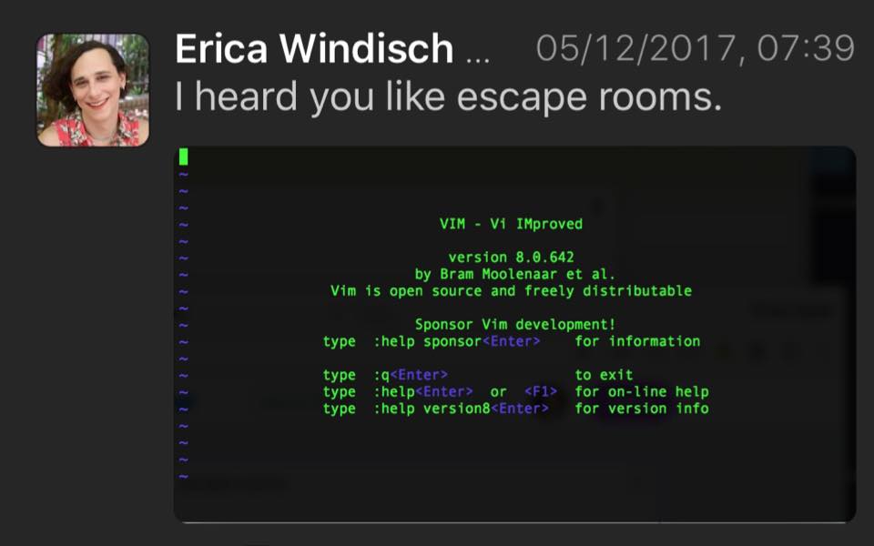 vim jako escape room - linux terminal komendy