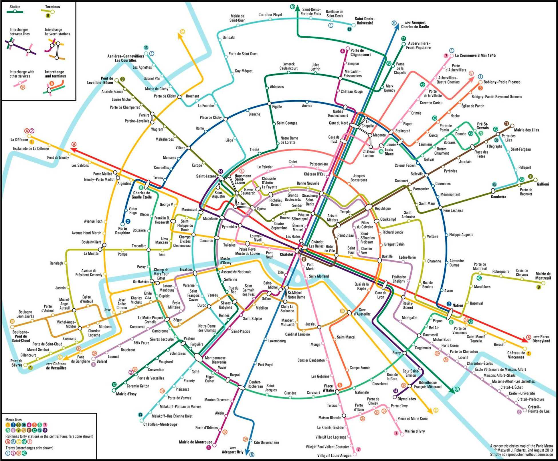 graf schemat metra Paryż